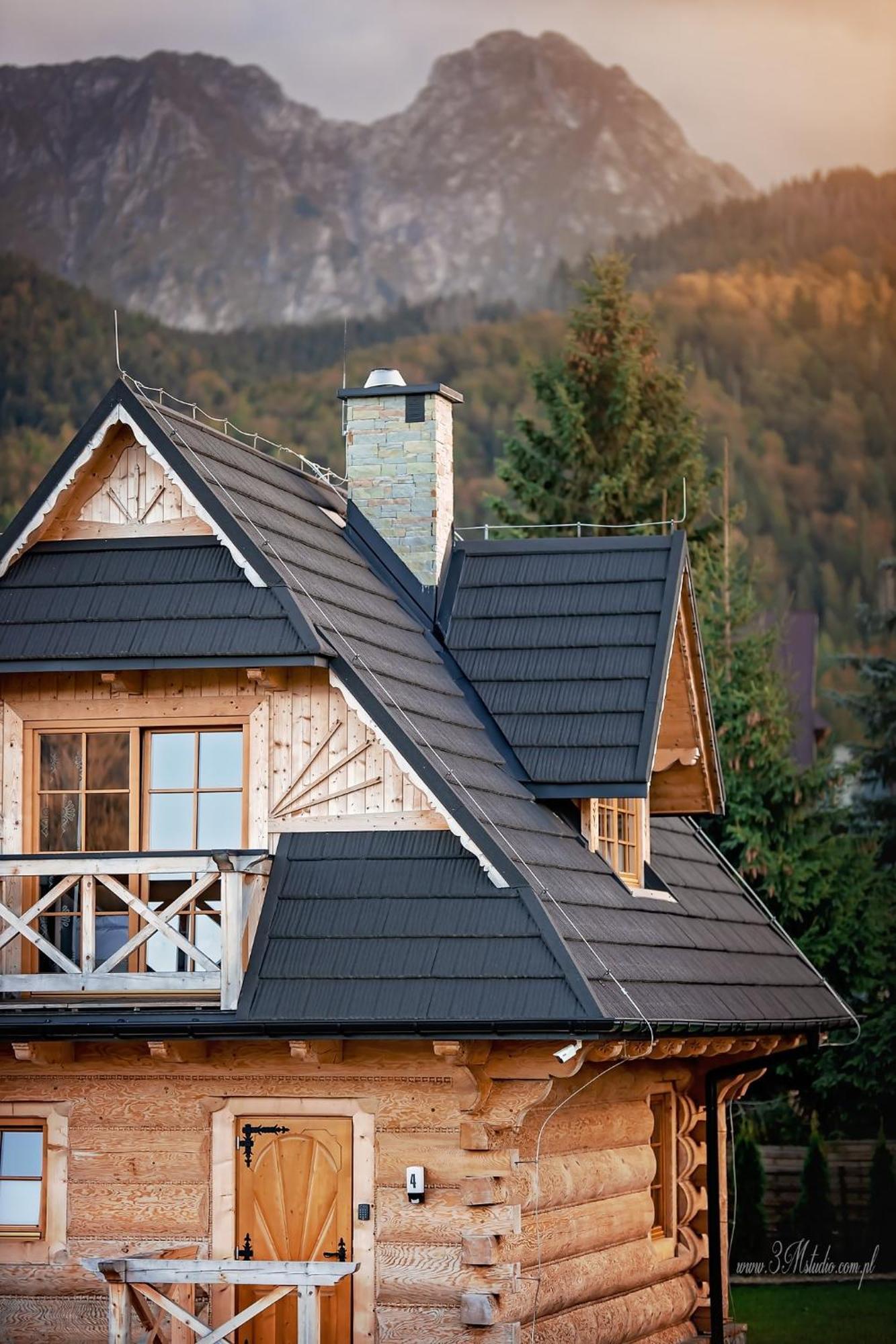 Chalet without fireplace